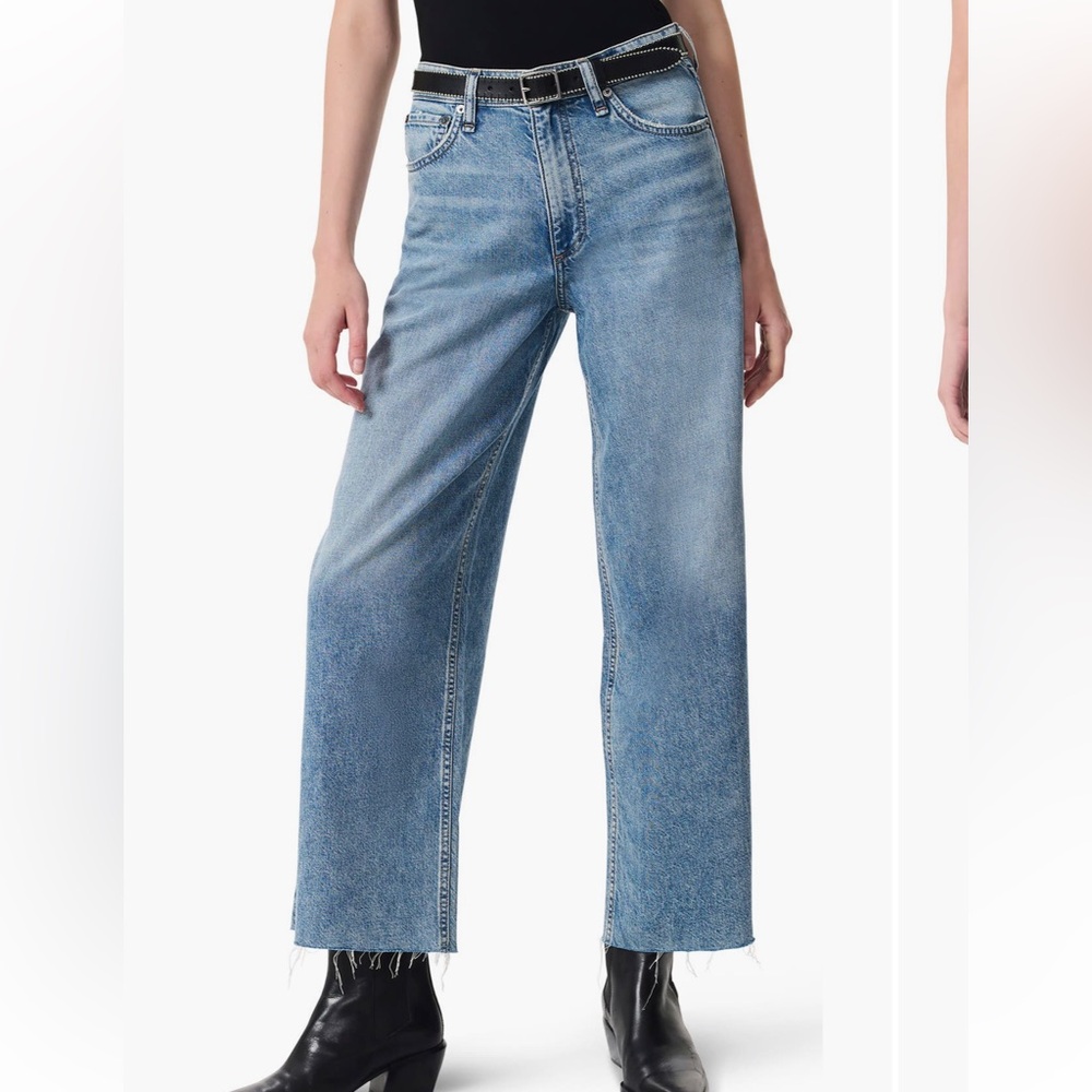 Rag & Bone andi high waist ankle wide leg jeans